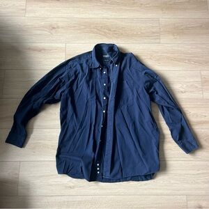 Original Chino Shirt by Evergreen
Navy Blue Button-Up Shirt